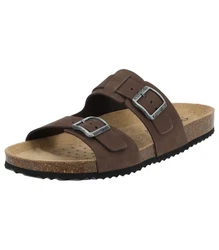 Geox Pantoletten Sandal GHITA Braun/Dunkelbraun/Beige