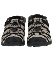 Geox Wanderschuhe Trekkingsandale Beige/Khaki/Dunkelgrün