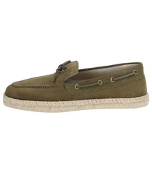 Geox Slipper Dunkelgrün/Khaki/Grün/Braun/Beige