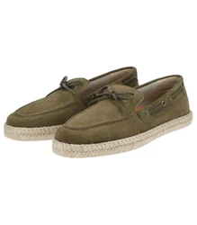 Geox Slipper Dunkelgrün/Khaki/Grün/Braun/Beige