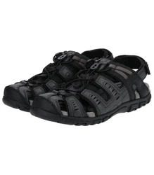 Geox Wanderschuhe UOMO SANDAL STRADA Schwarz/Dunkelblau
