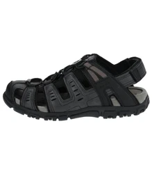 Geox Wanderschuhe UOMO SANDAL STRADA Schwarz/Dunkelblau
