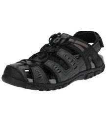 Geox Wanderschuhe UOMO SANDAL STRADA Schwarz/Dunkelblau