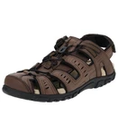 Geox Wanderschuhe Trekkingsandale Dunkelbraun/Braun/Khaki/Beige