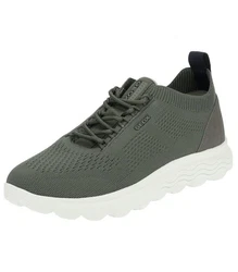 Geox Sneaker Lederimitat/Textil Dunkelgrün/Grün