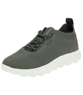 Geox Sneaker Lederimitat/Textil Dunkelgrün/Grün