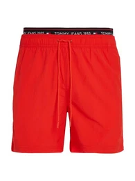 Badeshorts DW SF MEDIUM DRAWSTRING mit Logostickerein auf dem Bund