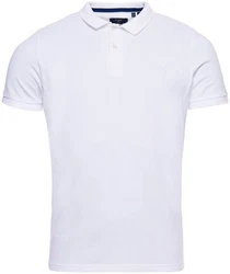Superdry Poloshirt CLASSIC PIQUE POLO Optic Weiß