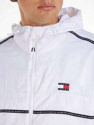 Tommy Jeans Blouson TJM CHICAGO TAPE WINDBREAKER EXT Weiß/Creme