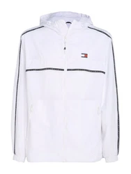 Tommy Jeans Blouson TJM CHICAGO TAPE WINDBREAKER EXT Weiß/Creme