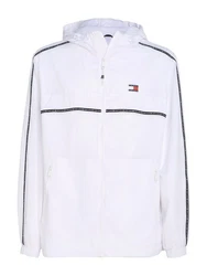 Tommy Jeans Blouson TJM CHICAGO TAPE WINDBREAKER EXT Weiß/Creme