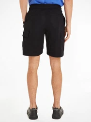 Calvin Klein Jeans Sweatshorts WASHED CARGO SHORT Schwarz/Dunkelblau/Grau