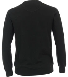 CASAMODA Strickpullover Pullover Schwarz/Dunkelgrau/Grau/Dunkelgrün