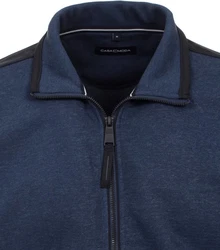 CASAMODA Sweatjacke Dunkelblau/Blau