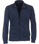 CASAMODA Sweatjacke Dunkelblau/Blau