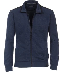 CASAMODA Sweatjacke Dunkelblau/Blau