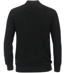 CASAMODA Strickjacke Schwarz/Dunkelgrau