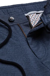 bugatti Chinohose mit Gummizug Dunkelblau/Grau/Blau