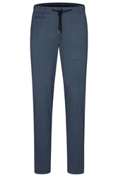 bugatti Chinohose mit Gummizug Dunkelblau/Grau/Blau