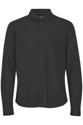 Blend Langarmhemd BHShirt Dunkelgrau/Schwarz/Dunkelgrün
