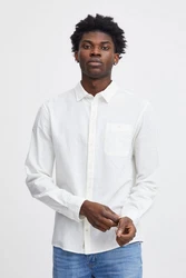 Blend Langarmhemd BHShirt Weiß/Creme/Orange/Grau