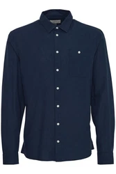 Blend Langarmhemd BHShirt Blau/Dunkelblau/Hellblau/Beige