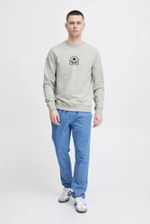 Blend Sweatshirt BHSweatshirt Grau/Hellgrau