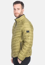 New Canadian Steppjacke Dunkelgrün/Braun