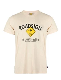 T-Shirt Raute (1, 1-tlg., 1) mit Logo-Aufdruck und Rundhalsausschnitt, 100 % Baumwolle