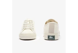 Lacoste BACKCOURT 124 1 CMA Sneaker Beige/Khaki/Weiß/Creme/Grau/Braun