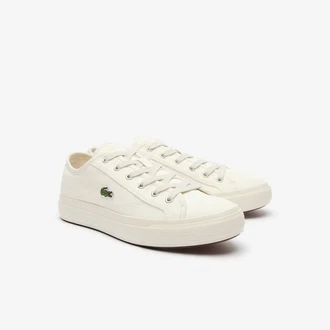 Lacoste BACKCOURT 124 1 CMA Sneaker Beige/Khaki/Weiß/Creme/Grau/Braun