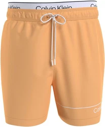 Calvin Klein Swimwear Badeshorts mit Logo Orange/Gelb