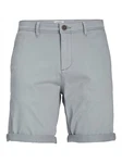 Jack & Jones Stoffhose JPSTBOWIE JJSHORTS SOLID SN Grau/Hellblau/Blau/Hellgrau