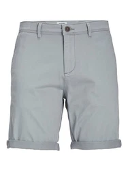 Jack & Jones Stoffhose JPSTBOWIE JJSHORTS SOLID SN Grau/Hellblau/Blau/Hellgrau