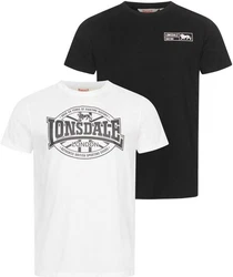 Lonsdale T-Shirt CLONKEEN Weiß/Braun/Schwarz/Grau/Gelb/Dunkelgrau/Creme