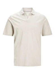 Poloshirt JJESUMMER LINEN POLO SS LN