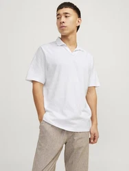 Jack & Jones Poloshirt JJESUMMER LINEN POLO SS LN 