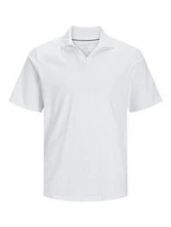 Jack & Jones Poloshirt JJESUMMER LINEN POLO SS LN 