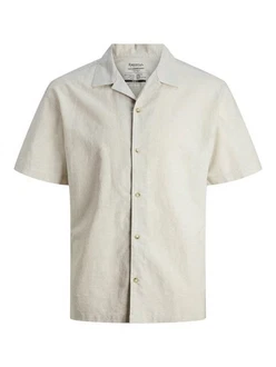 Jack & Jones Kurzarmhemd JJE Summer Resort Linen Blend Shirt Jack & Jones Kurzarmhemd JJE Summer Resort Linen Blend Shirt