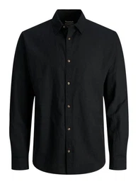 Langarmhemd JJESUMMER LINEN BLEND SHIRT LS SN