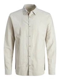 Langarmhemd JJESUMMER LINEN BLEND SHIRT LS SN