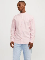 Jack & Jones Langarmhemd JJESUMMER BAND SHIRT LS SN Rosa