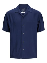 Kurzarmhemd JJEJEFF SOLID RESORT SHIRT SS SN