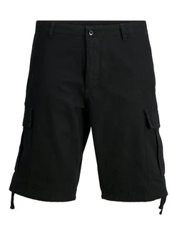 Jack & Jones JPSTCOLE BARKLEY JJCARGO SHORTS Schwarz/Dunkelblau/Grau/Khaki