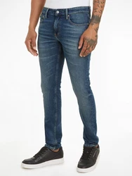 Calvin Klein Jeans SLIM Slim-fit-Jeans 5-Pocket Form Blau/Hellblau/Dunkelblau