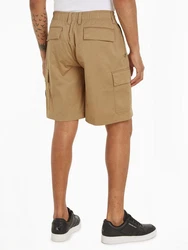Calvin Klein Jeans Cargohose CARGO SHORT mit Logopatch Khaki/Braun/Beige