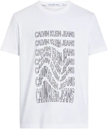 T-Shirt INSTITUTIONAL WARP TEE mit Logodruck