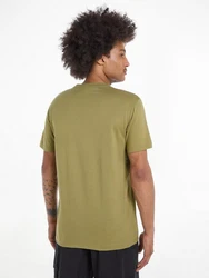 Calvin Klein Jeans T-Shirt INSTITUTIONAL WARP TEE Dunkelgrün
