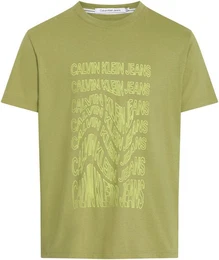 T-Shirt INSTITUTIONAL WARP TEE mit Logodruck