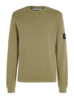 Calvin Klein Jeans Langarmshirt WASHED BADGE WAFFLE LS TEE Calvin Klein Jeans Langarmshirt WASHED BADGE WAFFLE LS TEE